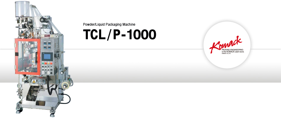 Automatic liquid and powder filling and packaging machine TCL/P-1000M